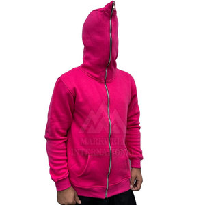 Diseño personalizado Jersey básico de alta calidad Sudaderas con capucha con cremallera completa Sólido Casual Tamaño personalizado Básicos Sudaderas con capucha con cremallera completa - Product Image 3