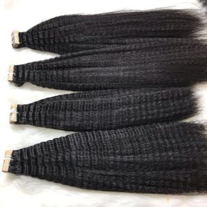 Extensión de cabello virgen vietnamita sin procesar Paquete recto rizado para mujeres negras Cinta de cabello Grado de cabello humano - Product Image 4