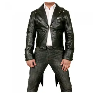 2023 Wholesale Clothing Men's Steampunk Gothic Jacket Tailcoat Vintage Halloween Costume