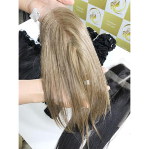 Pelucas con cierre de encaje transparente HD de alta calidad, gran stock de extensiones de cabello humano Remy sin procesar para mujeres negras - Product Image 5