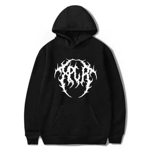 Sudaderas térmicas para hombre 100% algodón 500 GSM en blanco de peso pesado sudaderas con capucha gruesas con logotipo de impresión personalizado sudaderas con capucha para hombre - Product Image 5