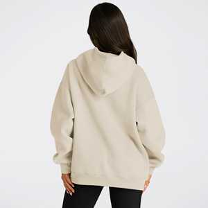 Streetwear d'extérieur décontracté unisexe Vêtements personnalisés Pull à épaules tombantes Respirant Surdimensionné Baggy Fashion Sweats à capuche pour femmes - Product Image 4