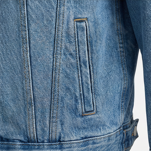 Veste en jean réversible à col montant pour homme de haute qualité, tendance streetwear, vêtements d'extérieur pour l'hiver - Product Image 5