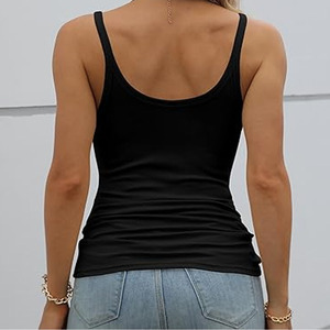 Nouveau modèle OEM Débardeurs pour femmes en coton de haute qualité, séchage rapide, respirant, logo personnalisé, motif solide pour les exercices de gymnastique d'été - Product Image 3