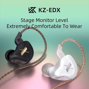 <span class=keywords><strong>KZ</strong></span> EDX avec son dynamique pour le jeu et le sport, écouteurs intra-auriculaires haute fidélité avec design ergonomique et basses subwoofer - Product Image 2