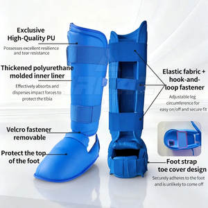 Protector de Espinilla de Boxeo de Tacto Suave y Fácil Ajuste con Diseño Equilibrado y Uso Cómodo - Product Image 4