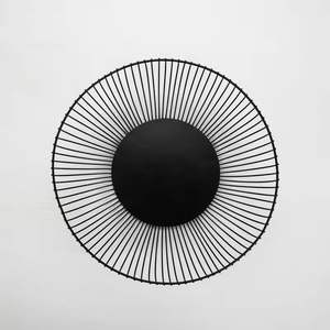 Panier de rangement pour fruits en métal rond, écologique, durable, décoration créative pour la maison et le salon - Product Image 3