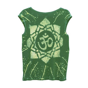 Camiseta Deportiva con Estampado Atlético Star Yantra Yoga, Verde Aspen, con Spandex en la Parte Delantera, Talla Grande, Transpirable, Diseño Moderno - Product Image 1
