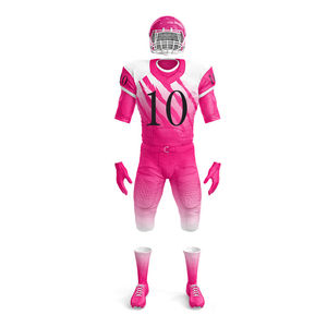 High Quality Printed American Football Uniforms Lightweight Breathable <b>3D</b> Pattern Anti-Bacterial Bold Team Logos Short Sleeve - Product Image 1