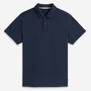 Polos de verano para hombre de talla grande a la moda para hombre, patrón liso, transpirable, diseño de logotipo personalizado de alta calidad - Product Image 5