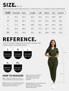 Uniforme de enfermera para mujer, conjunto de algodón, pantalones para correr, ropa médica, ropa de Hospital transpirable con etiqueta privada - Product Image 6