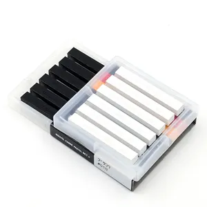 사쿠라 일본 NCT 시리즈 6 개/상자 흑백 사각형 분필 스틱 색칠 전문 풍부한 색상