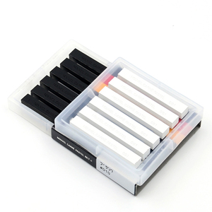 Sakura japonais NCT série 6 pièces/boîte noir et blanc carré <span class=keywords><strong>craie</strong></span> bâton ensemble pour coloriage dessin professionnel couleur riche - Product Image 1