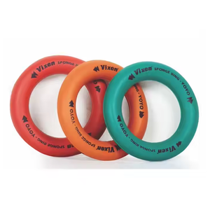 Multi-Color Circular Tennikoit Sport <b>Rings</b> Set Non-Toxic Rubber in <b>Plain</b> Dotted Styles Wholesale Available - Product Image 1