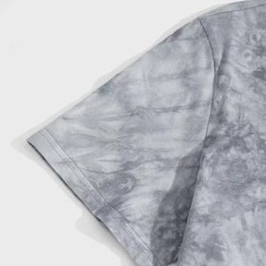 OEM 100% Cotton Formal Short Sleeve Tie Dye <b>Tshirts</b> for Men Summer Fashion Wear Custom Printing with Private Label logo Branding - Product Image 3