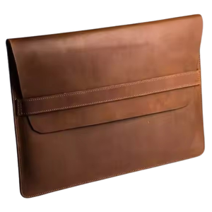 Élégant léger fabriqué à la main Business Portfolio Case Haute qualité en cuir véritable Housse pour ordinateur portable Motif de caractère écologique - Product Image 1