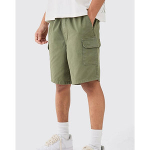 กางเกงขาสั้นคาร์โก้ผู้ชายกางเกงขาสั้นคาร์โก้แบบหลายกระเป๋า - Product Image 4