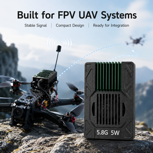 Transmisor de Video FPV VTX de 5.8GHz y 5W de Alta Potencia, Módulo de Transmisión Inalámbrica de Largo Alcance para Drones UAV - Product Image 3