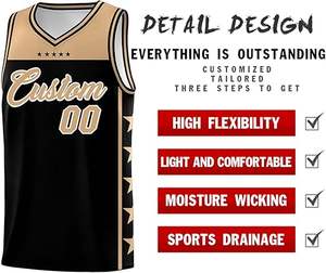 Maillot de basket-ball pour hommes de haute qualité, sublimation de qualité supérieure, style tendance, uniforme de basket-ball - Product Image 3
