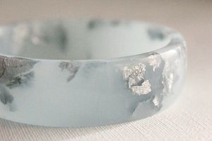 DIVERS Bijoux Résine Acrylique Bracelet Bracelet Exagéré Éblouissant Multicolore Large Irrégulier Carré Acrylique Bracelets Pour Femmes - Product Image 5