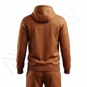 Conjunto Deportivo Personalizado con Logotipo, Sudadera con Capucha y Pantalones de Chándal de Forro Polar Técnico de Poliéster, Conjunto Deportivo de Dos Piezas para Hombre - Product Image 2