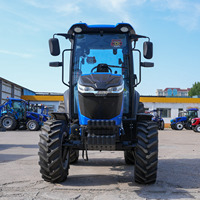 Tracteur agricole à roues de 50 ch avec cabine