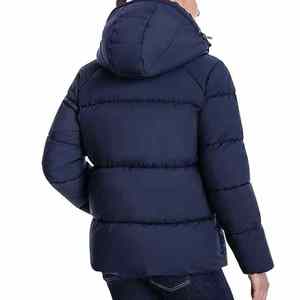 Veste d'hiver pour hommes et femmes de qualité supérieure matelassée en coton respirant en nylon tricoté traitement personnalisable - Product Image 4