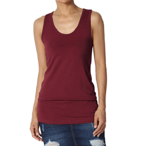 Camiseta sin mangas ajustada sin mangas para mujer, camiseta interior ajustada para gimnasio, precio al por mayor, entrenamiento para mujer - Product Image 4