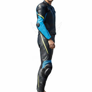 Combinaison de moto athlétique à haute protection avec tissu respirant pour une conduite sécurisée sur la route - Product Image 6