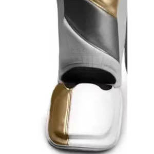 Protège-tibias en cuir léger pour Muay Thai avec protection des pieds et des genoux, réglable, respirant, confortable, prix d'usine - Product Image 6