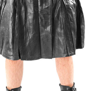 กระโปรงสั้นหนังผู้ชายสไตล์ใหม่สำหรับผู้ใหญ่สั่งทำโลโก้ได้ - Product Image 4