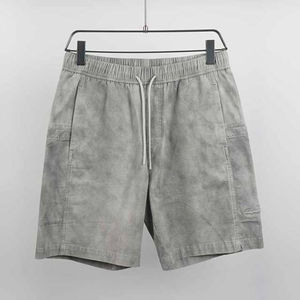 Men's High Street Summer sweat <b>Short</b> Casual Cotton Sweat <b>Shorts</b> Drawstring Ripped Distressed <b>jogger</b> Solid Pattern Pockets Size - Product Image 2