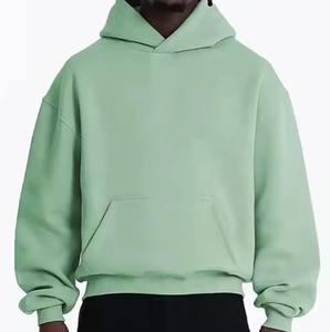 Suéter Esencial Térmico de Invierno de Alta Calidad, 100% Algodón, Liso, Teñido, Grueso, Holgado, con Logotipo Personalizado Estampado para Hombre - Product Image 2