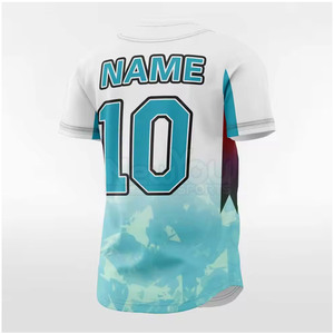 Nouveau maillot de baseball uni Design personnalisé maillot de baseball blanc pour hommes vente en gros de maillots de baseball à bas prix - Product Image 2