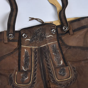 2025 hommes Lederhosen bavarois Lederhosen Shorts costume bavarois Suite personnalisée allemand Lederhosen Shorts Oktoberfest Shorts - Product Image 2