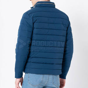 Veste matelassée pour homme de haute qualité, respirante, chaude pour l'hiver, en nylon/polyester, personnalisable, service OEM, doublure en coton, prix de gros - Product Image 4