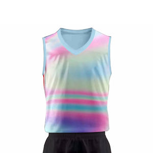 Uniforme de basket-ball unisexe pour adultes, sur mesure, séchage rapide, 100% polyester, respirant, imprimé, été, entraînement, nom de l'équipe, vêtements pour hommes - Product Image 4