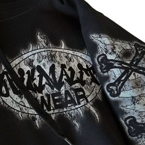 Vente en gros de pulls à capuche surdimensionnés 100% coton avec impression personnalisée Design personnalisé pour l'hiver - Product Image 4