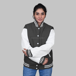 gray letterman <b>jacket</b> personalized letterman <b>jacket</b> Wool <b>Leather</b> varsity Custom Varsity <b>Jackets</b> - Product Image 1