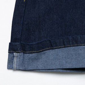 Hombres Unisex 2025 Primavera Nueva Moda Denim Casual Transpirable Gimnasio Pantalones Cortos Vintage Cintura Alta Cremallera - Product Image 4