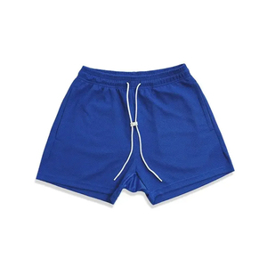 Pantalones cortos de entrenamiento elásticos personalizados para hombres y mujeres al por mayor, pantalones cortos deportivos de verano para correr y hacer ejercicio de secado rápido - Product Image 2