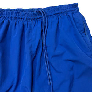 Short d'entraînement d'été écologique pour hommes, logo personnalisé, coupe régulière, motif uni, teint en plaine, décontracté, course à pied, nylon/coton à séchage rapide - Product Image 3