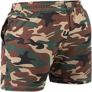 Shorts de sport pour homme de qualité supérieure 100% coton avec poche, nouveaux shorts de musculation pour homme, entraînement sportif, taille élastique, entrejambe de 3\" et 5\", ODM - Product Image 2