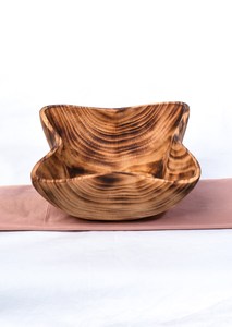 Cuenco rústico de madera creativo, vajilla de frutas, ensalada, sopa, cuenco para servir, utensilios de cocina para el hogar, mesa, restaurante, regalo de boda - Product Image 3