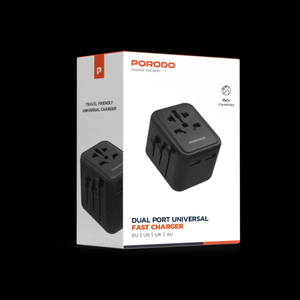 Cargador rápido universal de doble puerto Porodo - Product Image 4