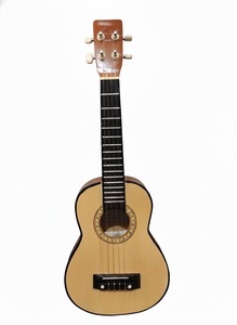 Ukulélé classique naturel de taille 1/2 pour débutant, ensemble avec capodastre, médiators, sangle noire, 6 cordes en nylon, dos/côtés en érable, SOLOBEAT A50 HK - Product Image 2