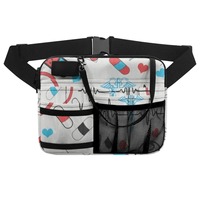 Imprimer à la demande Pack médical sangle de taille réglable infirmière Fanny Pack femme pour stéthoscopes Kit de soins infirmiers étudiant outils 2025
