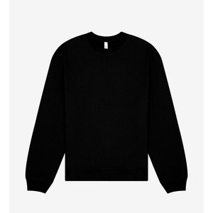 BELLA + TOILE Unisexe Éponge Polaire À Capuche Sweat Adulte Doux Style Doux Ras Du Cou Sweat Noir - Product Image 5