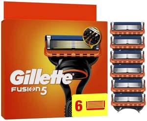 Gillette Fusion5 cuchillas de afeitar para hombre, pack de 6, auténticas, cartuchos con banda lubricante y 5 cuchillas para una efectiva - Product Image 3