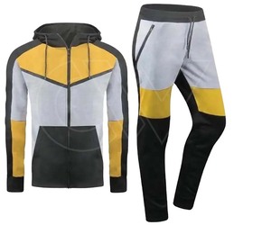 Survêtement Homme Sweats à Capuche Chauds Pantalon de Survêtement 2 Pcs Ensembles Hiver Haute Qualité Top Casual Jogging Vêtements - Product Image 3